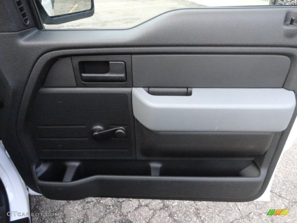 2012 Ford F150 XL Regular Cab Steel Gray Door Panel Photo #58976863