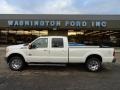 2012 White Platinum Metallic Tri-Coat Ford F250 Super Duty Lariat Crew Cab 4x4  photo #1