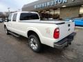 2012 White Platinum Metallic Tri-Coat Ford F250 Super Duty Lariat Crew Cab 4x4  photo #2