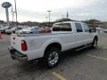 2012 White Platinum Metallic Tri-Coat Ford F250 Super Duty Lariat Crew Cab 4x4  photo #4