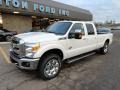 2012 White Platinum Metallic Tri-Coat Ford F250 Super Duty Lariat Crew Cab 4x4  photo #8
