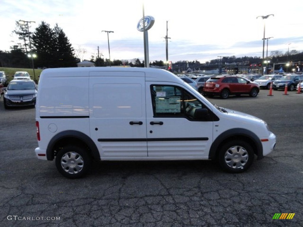 Frozen White 2012 Ford Transit Connect XLT Van Exterior Photo #58977151