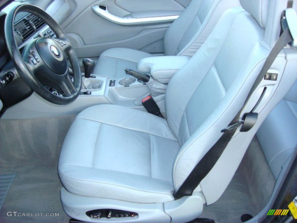 2006 3 Series 325i Convertible - Sparkling Graphite Metallic / Grey photo #10