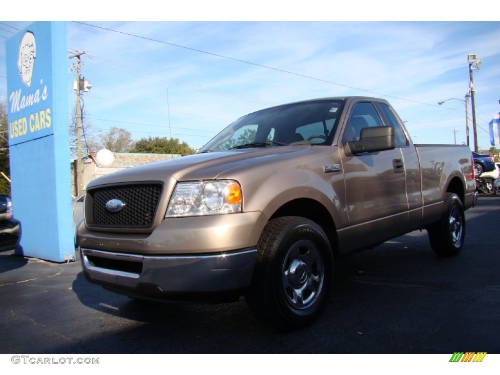 2006 F150 XLT Regular Cab - Arizona Beige Metallic / Tan photo #4