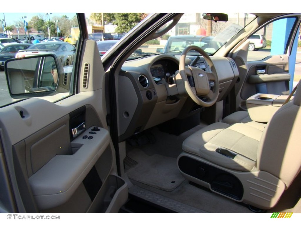 2006 F150 XLT Regular Cab - Arizona Beige Metallic / Tan photo #9