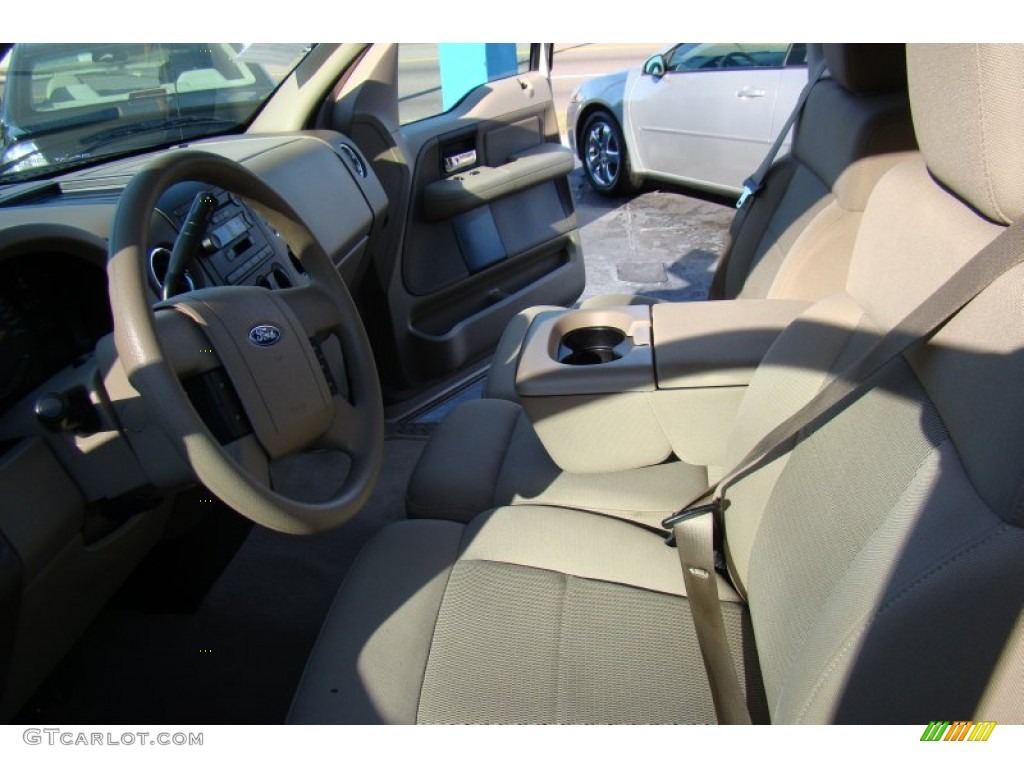 2006 F150 XLT Regular Cab - Arizona Beige Metallic / Tan photo #10