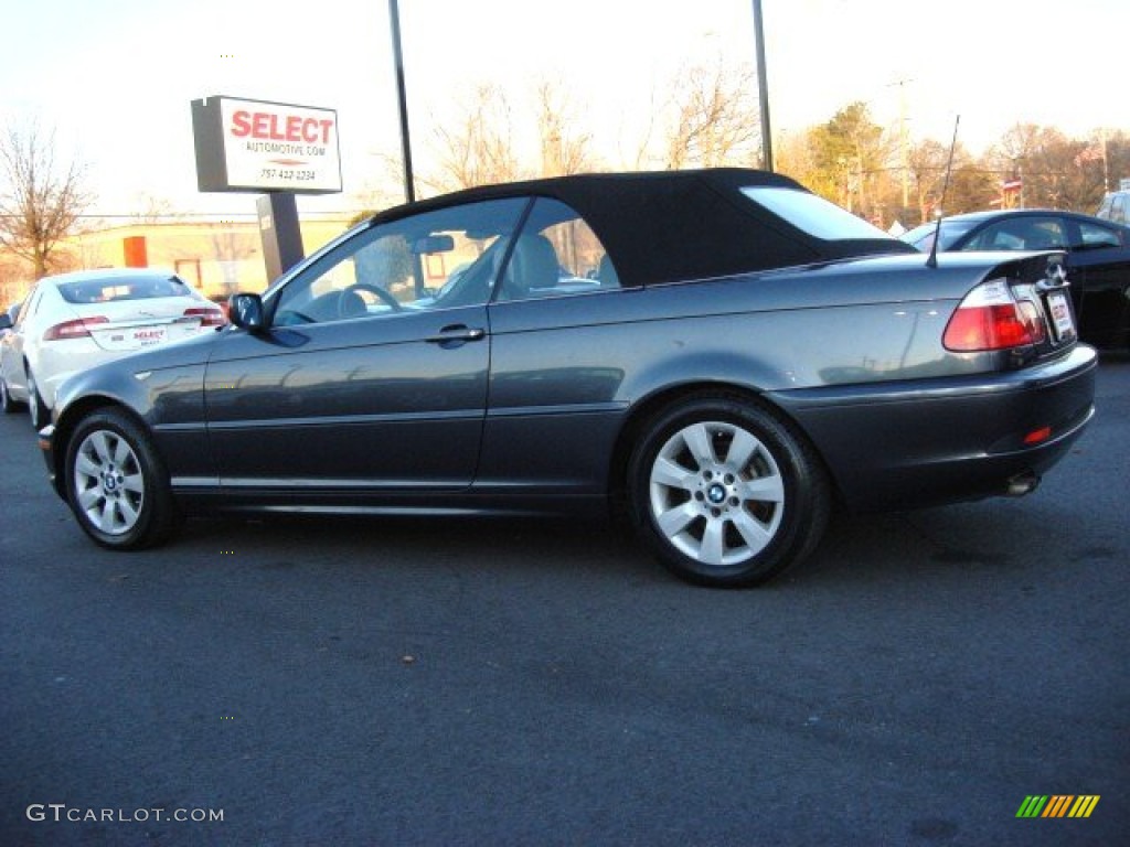 2006 3 Series 325i Convertible - Sparkling Graphite Metallic / Grey photo #25