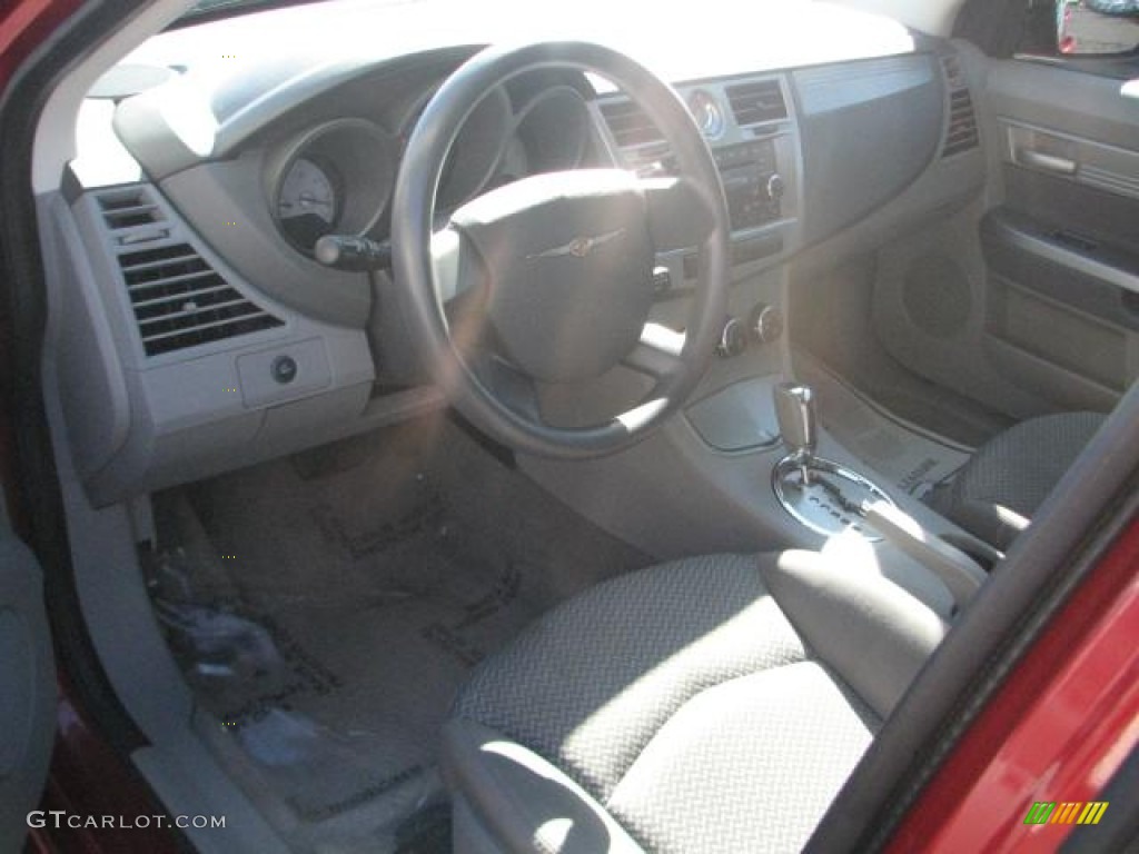 2007 Sebring Sedan - Inferno Red Crystal Pearl / Dark Slate Gray/Light Slate Gray photo #16