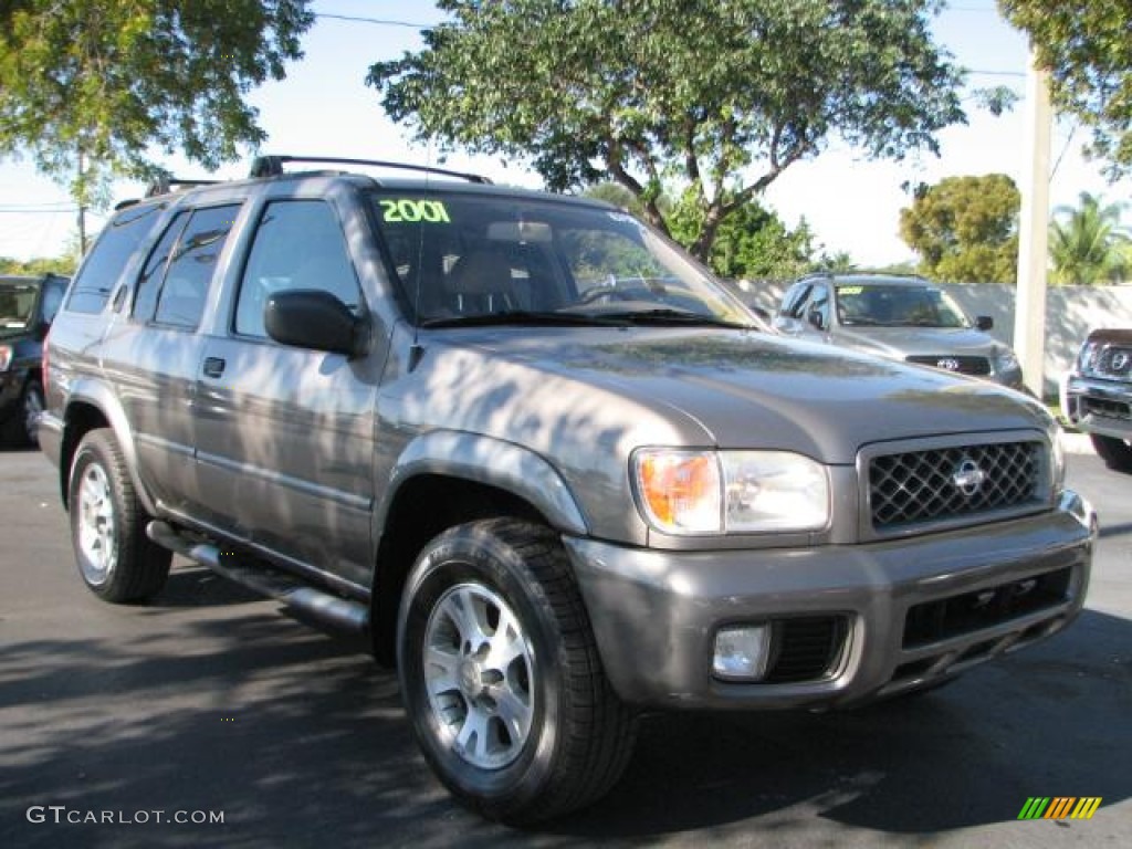 2001 Pathfinder SE - Bronzed Gray Metallic / Beige photo #1