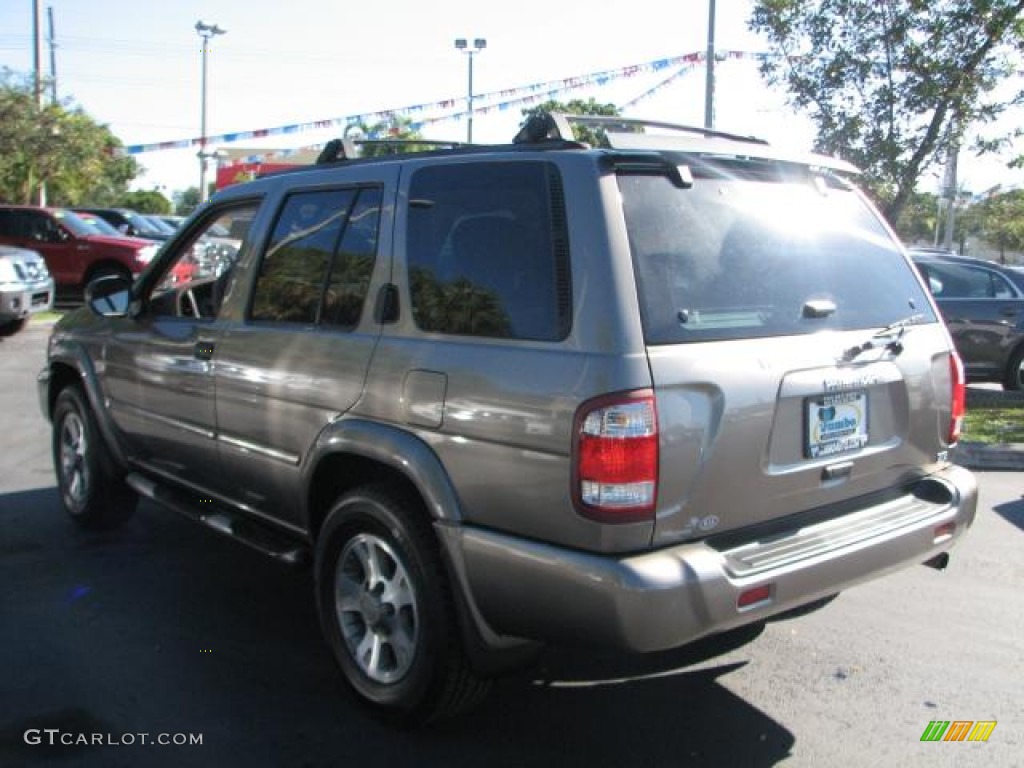 2001 Pathfinder SE - Bronzed Gray Metallic / Beige photo #7