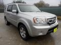Alabaster Silver Metallic 2010 Honda Pilot EX