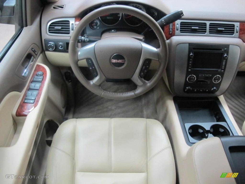 2009 GMC Yukon Hybrid Light Tan Dashboard Photo #58982691