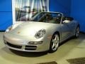 2008 Arctic Silver Metallic Porsche 911 Carrera 4S Cabriolet  photo #3