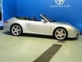 2008 Arctic Silver Metallic Porsche 911 Carrera 4S Cabriolet  photo #4