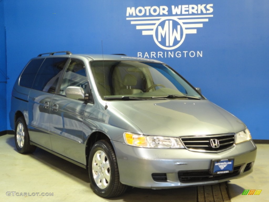 2002 Odyssey EX-L - Satin Silver Metallic / Quartz Gray photo #1