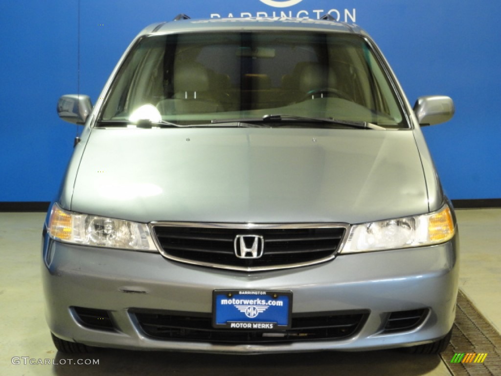 2002 Odyssey EX-L - Satin Silver Metallic / Quartz Gray photo #2