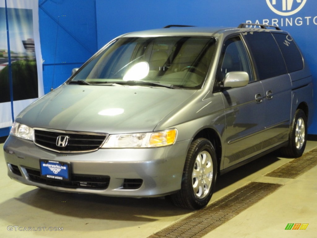 2002 Odyssey EX-L - Satin Silver Metallic / Quartz Gray photo #3