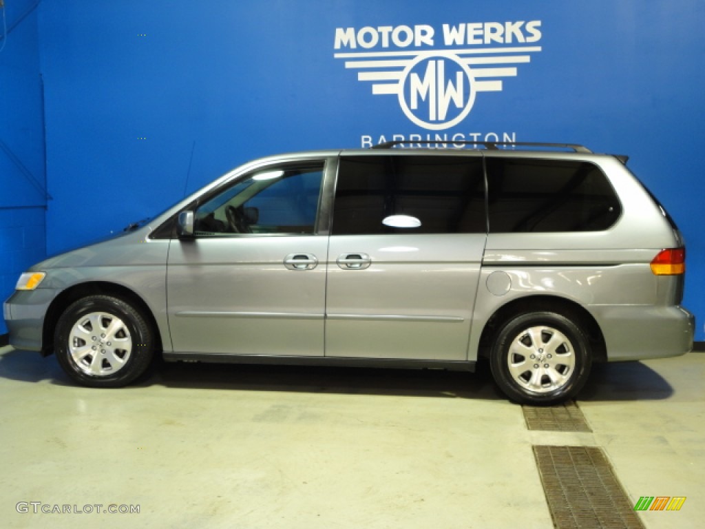 2002 Odyssey EX-L - Satin Silver Metallic / Quartz Gray photo #4