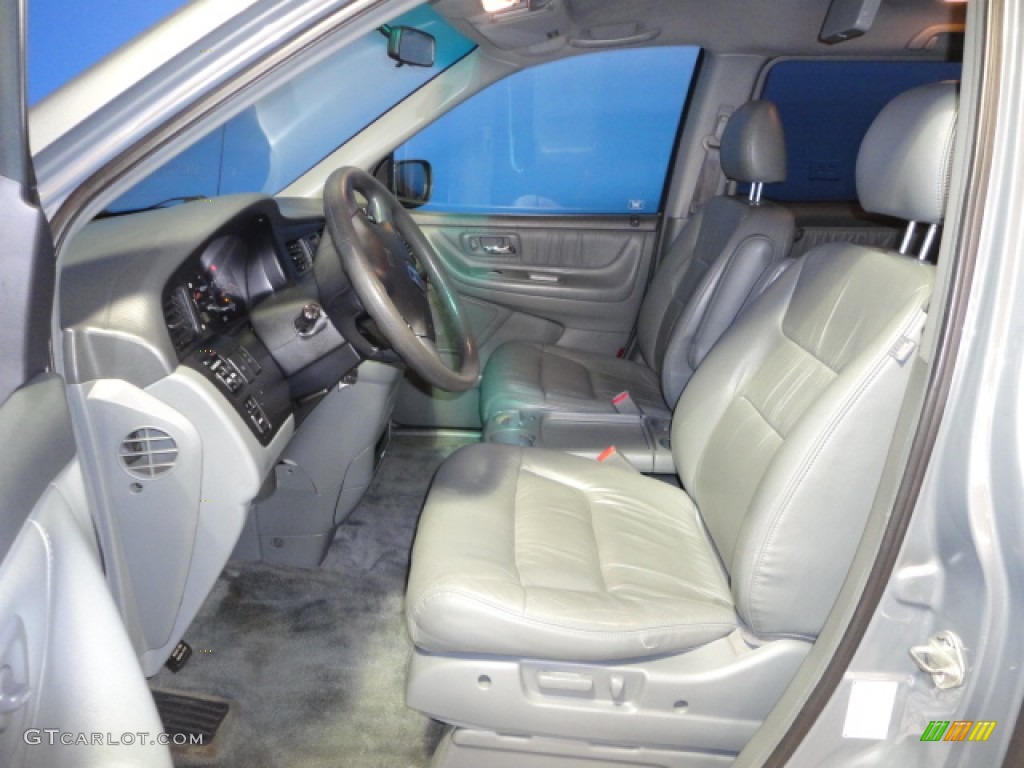 2002 Odyssey EX-L - Satin Silver Metallic / Quartz Gray photo #10