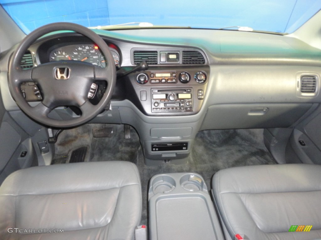 2002 Odyssey EX-L - Satin Silver Metallic / Quartz Gray photo #12