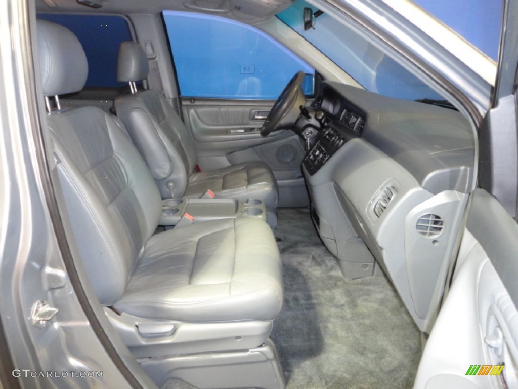 2002 Odyssey EX-L - Satin Silver Metallic / Quartz Gray photo #20