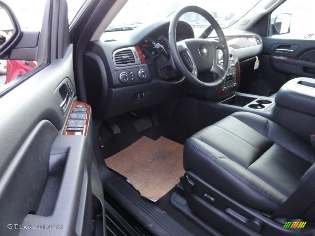 Ebony Interior 2012 Chevrolet Avalanche LT 4x4 Photo #58984684