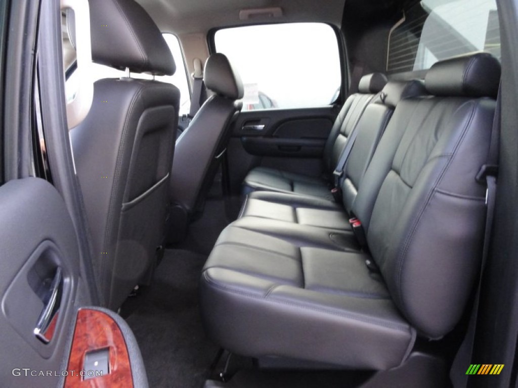 Ebony Interior 2012 Chevrolet Avalanche LT 4x4 Photo #58984693