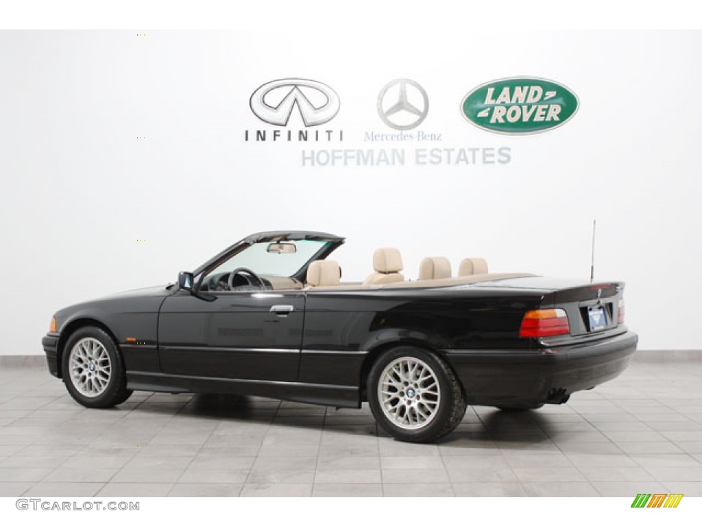 1998 3 Series 323i Convertible - Black II / Tan photo #5