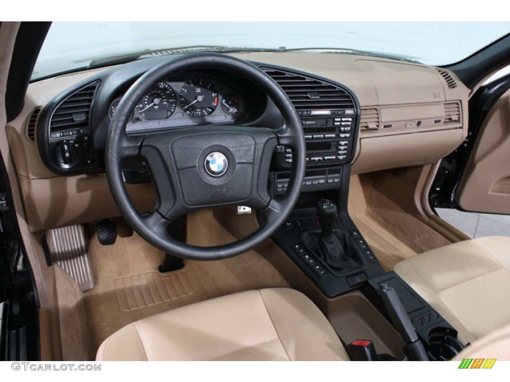 Tan Interior 1998 BMW 3 Series 323i Convertible Photo #58985059