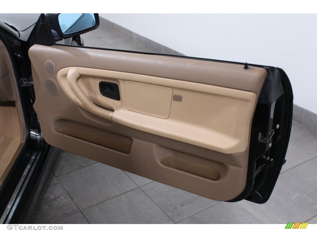 1998 BMW 3 Series 323i Convertible Tan Door Panel Photo #58985125