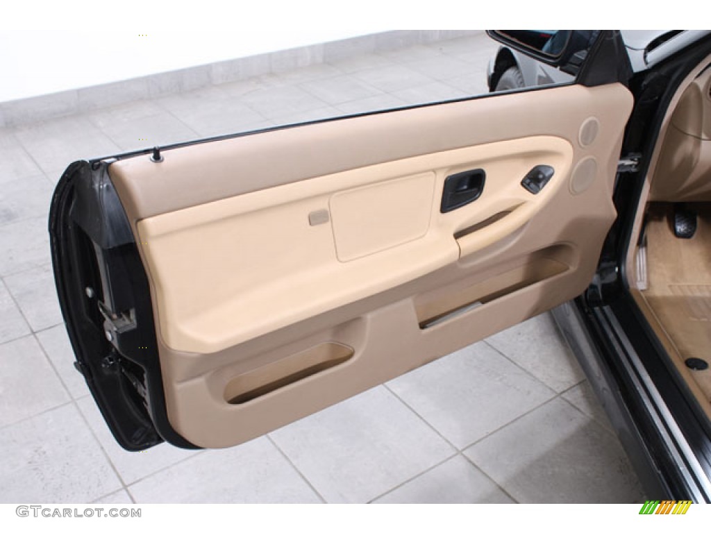 1998 BMW 3 Series 323i Convertible Tan Door Panel Photo #58985134
