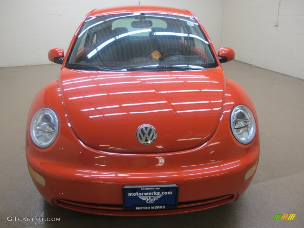2003 New Beetle GL Coupe - Sundown Orange / Black photo #2