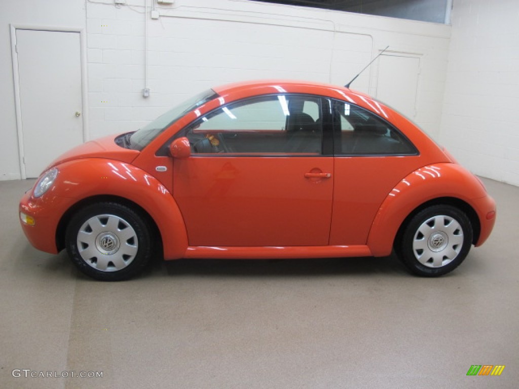 2003 New Beetle GL Coupe - Sundown Orange / Black photo #5