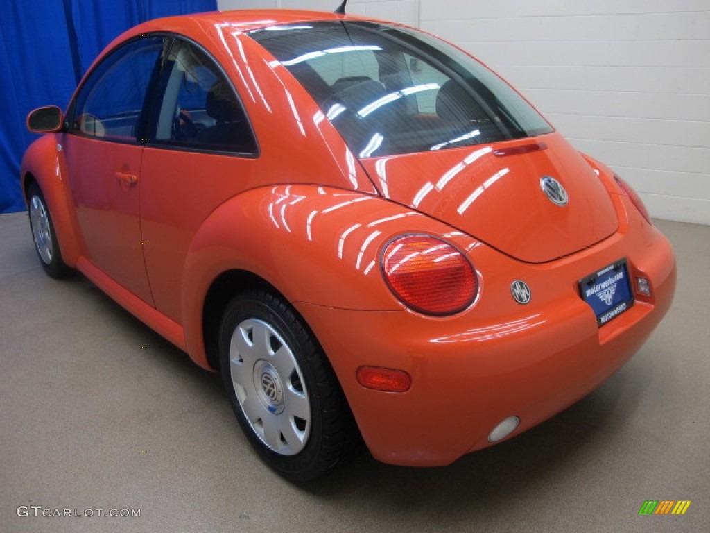 2003 New Beetle GL Coupe - Sundown Orange / Black photo #6