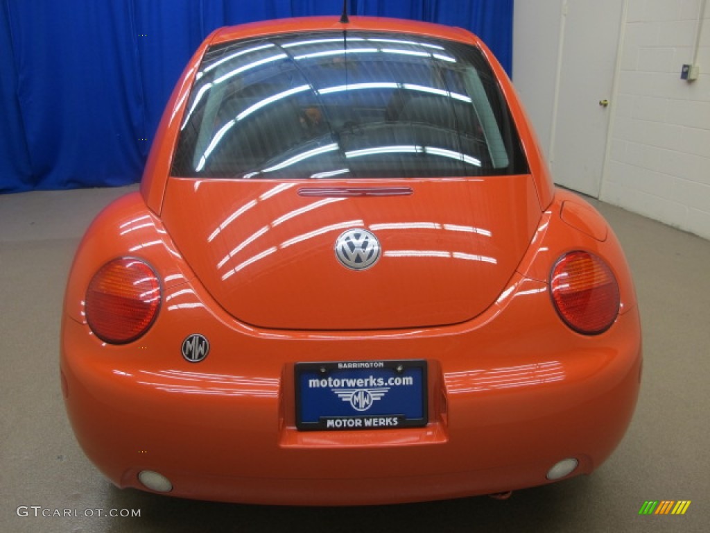 2003 New Beetle GL Coupe - Sundown Orange / Black photo #7