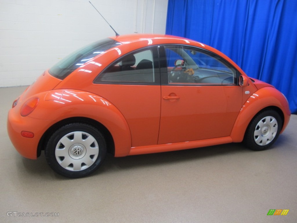 2003 New Beetle GL Coupe - Sundown Orange / Black photo #10