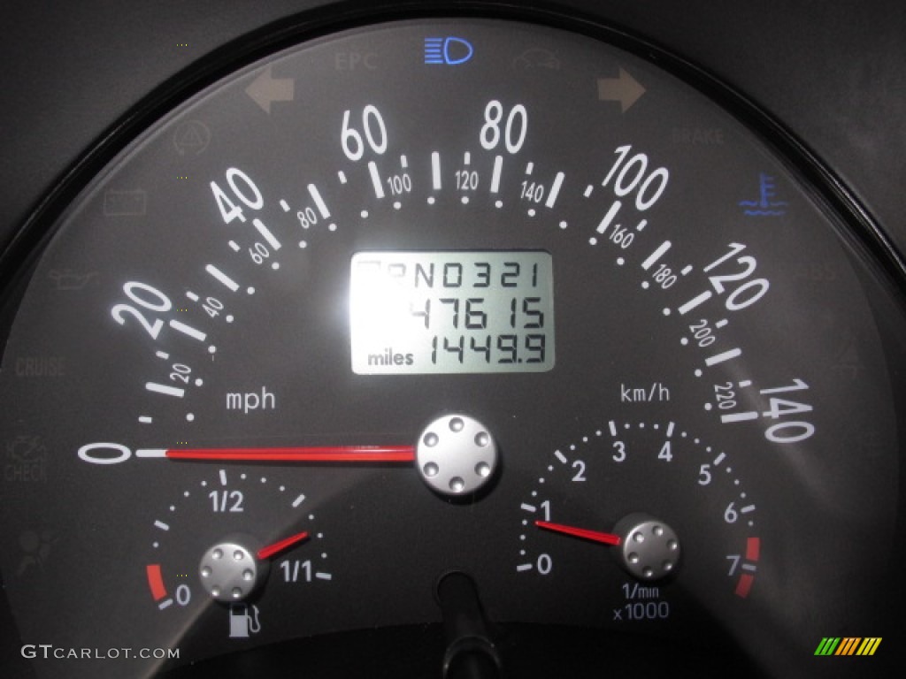 2003 Volkswagen New Beetle GL Coupe Gauges Photos