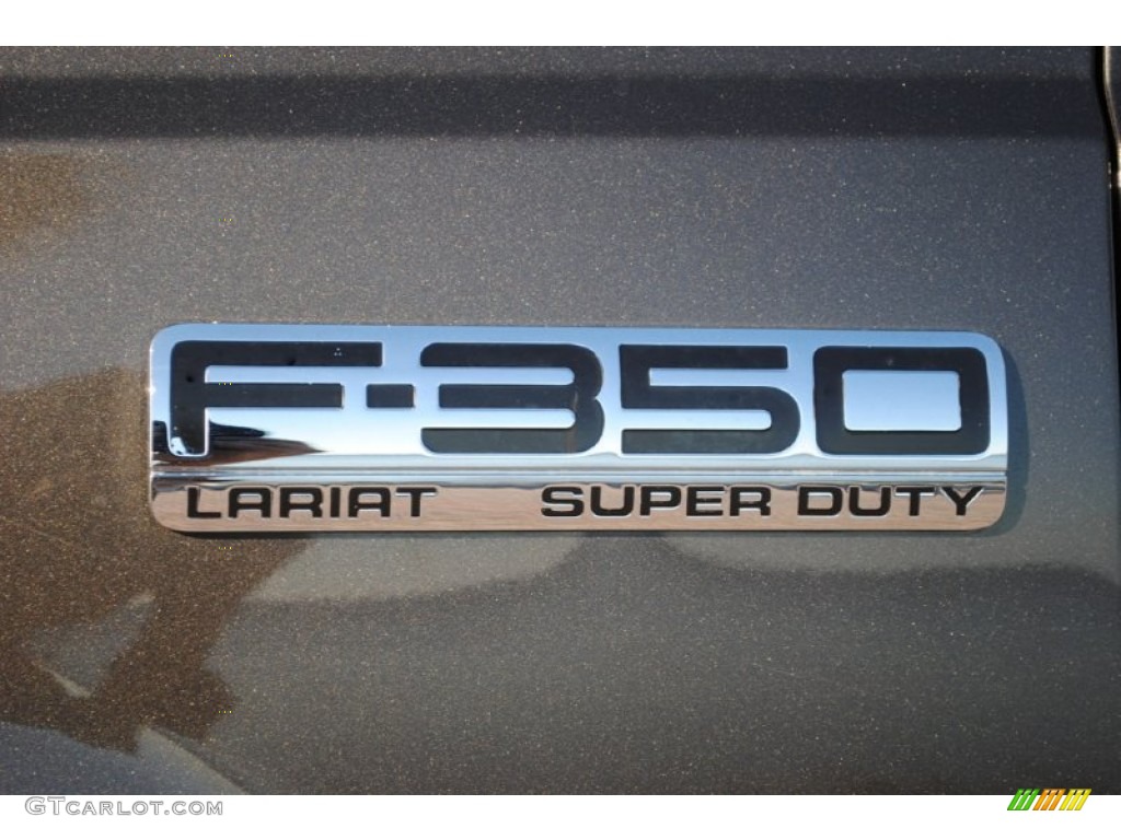 2005 F350 Super Duty Lariat Crew Cab 4x4 - Dark Stone Metallic / Tan photo #25