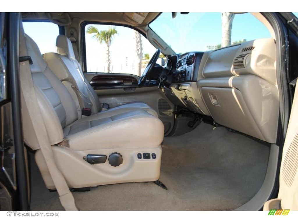 2005 F350 Super Duty Lariat Crew Cab 4x4 - Dark Stone Metallic / Tan photo #42