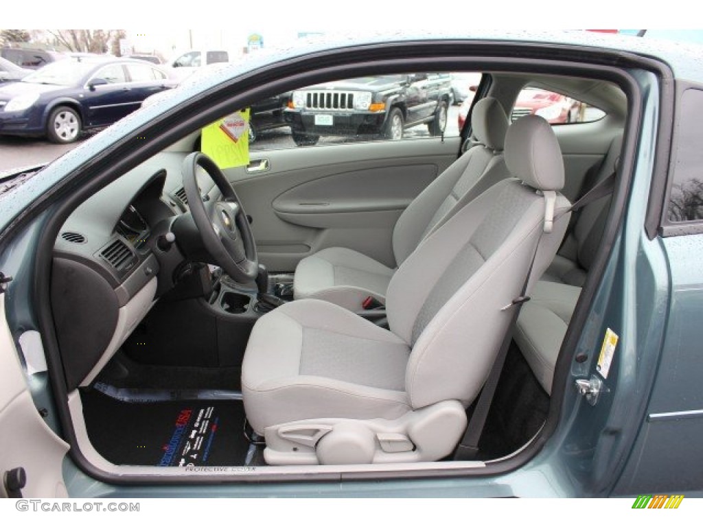 2009 Cobalt LS Coupe - Silver Moss Metallic / Gray photo #7