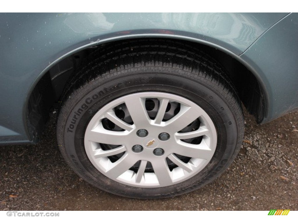 2009 Cobalt LS Coupe - Silver Moss Metallic / Gray photo #9