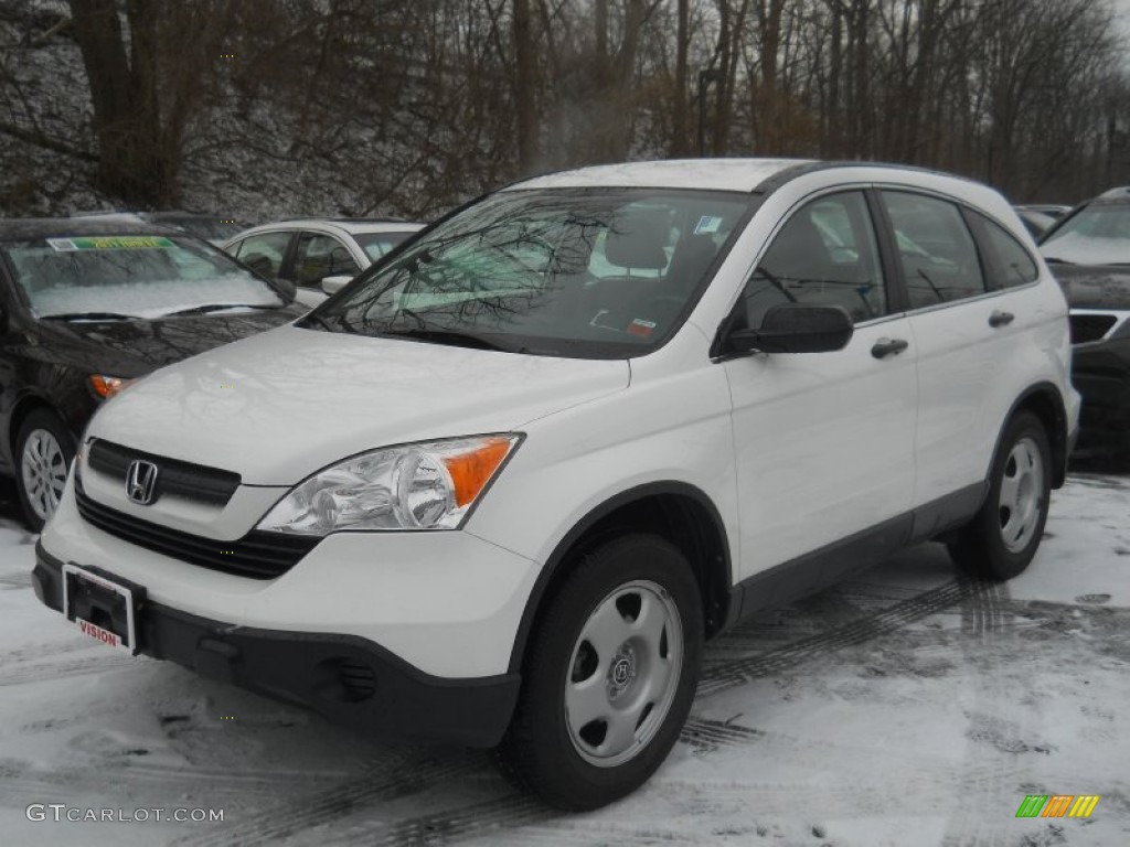 2008 CR-V LX - Taffeta White / Gray photo #1