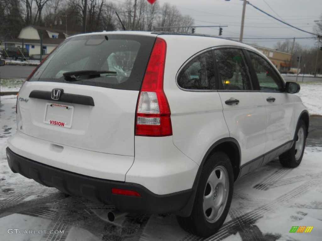 2008 CR-V LX - Taffeta White / Gray photo #2