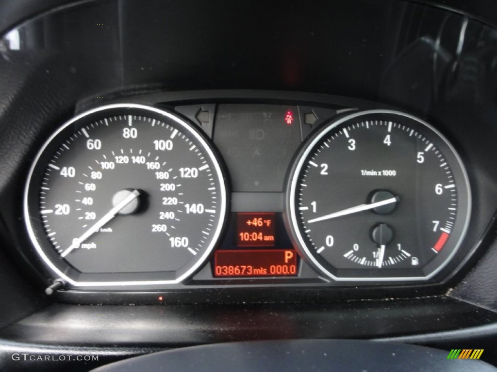 2008 BMW 1 Series 128i Coupe Gauges Photo #58987738