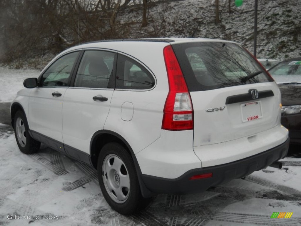 2008 CR-V LX - Taffeta White / Gray photo #16