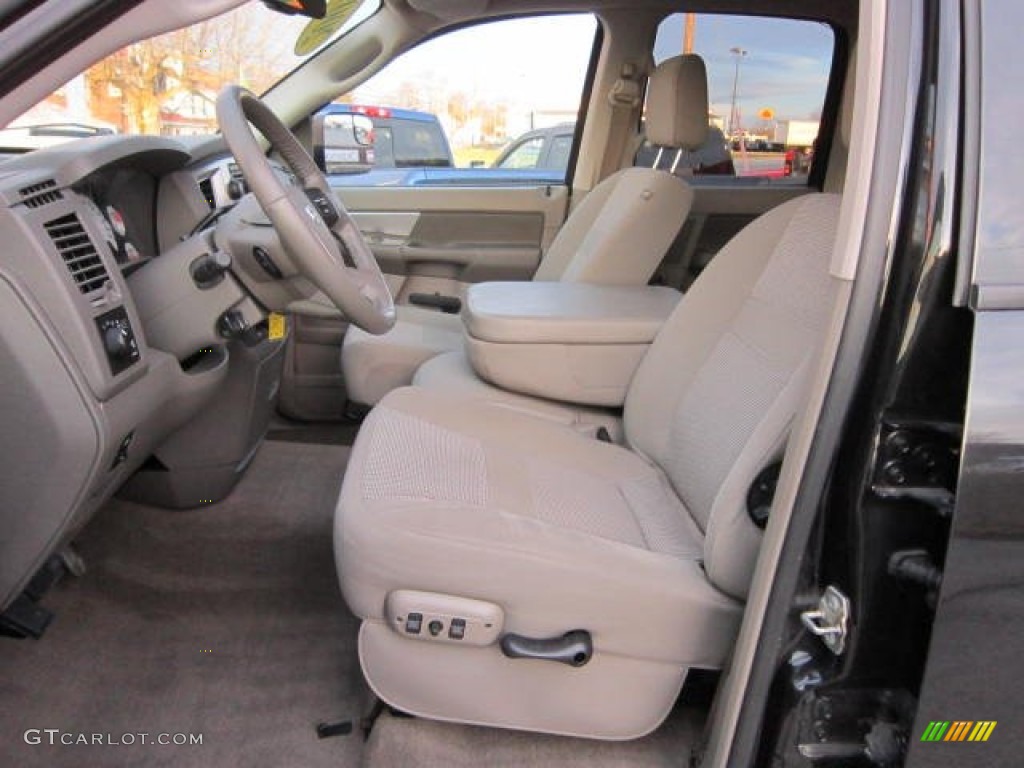 Medium Slate Gray Interior 2009 Dodge Ram 3500 SLT Quad Cab 4x4 Dually Photo #58987912