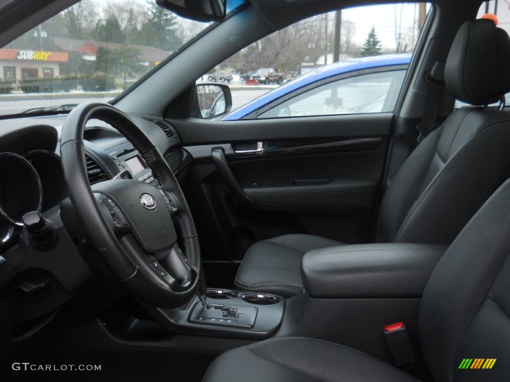 2011 Sorento EX V6 AWD - Titanium Silver / Black photo #22