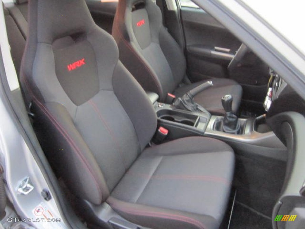 Carbon Black Interior 2011 Subaru Impreza WRX Sedan Photo #58988422