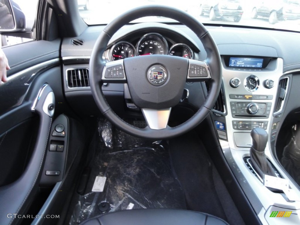 2012 Cadillac CTS 4 AWD Coupe Ebony/Ebony Dashboard Photo #58989520