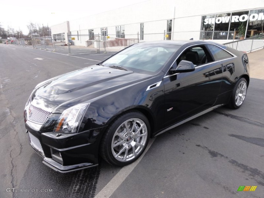 Black Diamond Tricoat 2012 Cadillac CTS -V Coupe Exterior Photo #58989553